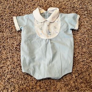 Vintage Light Blue Baby Bubble